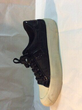 Rudsak Fabric Patent Leather Platform Sneaker 38